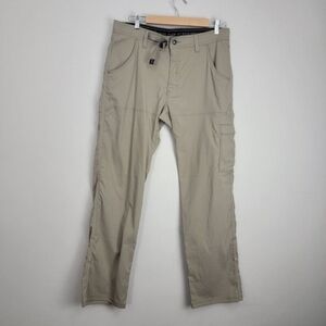 Prana Zion Pants 34x32 Beige
